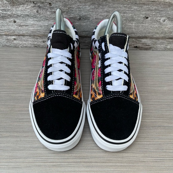 Vans Old Skool Rose Animal Print Checkerboard - Picture 6 of 13